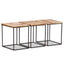 sofabord 56x48x40 cm massivt mangotræ