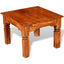 sofabord 60x60x45 cm massivt træ