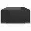 TV-stander/monitorstand sort glas 40x25x11 cm