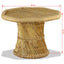 sofabord 60x60x45 cm ottekantet bambus