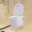 væghængt toilet keramisk hvid