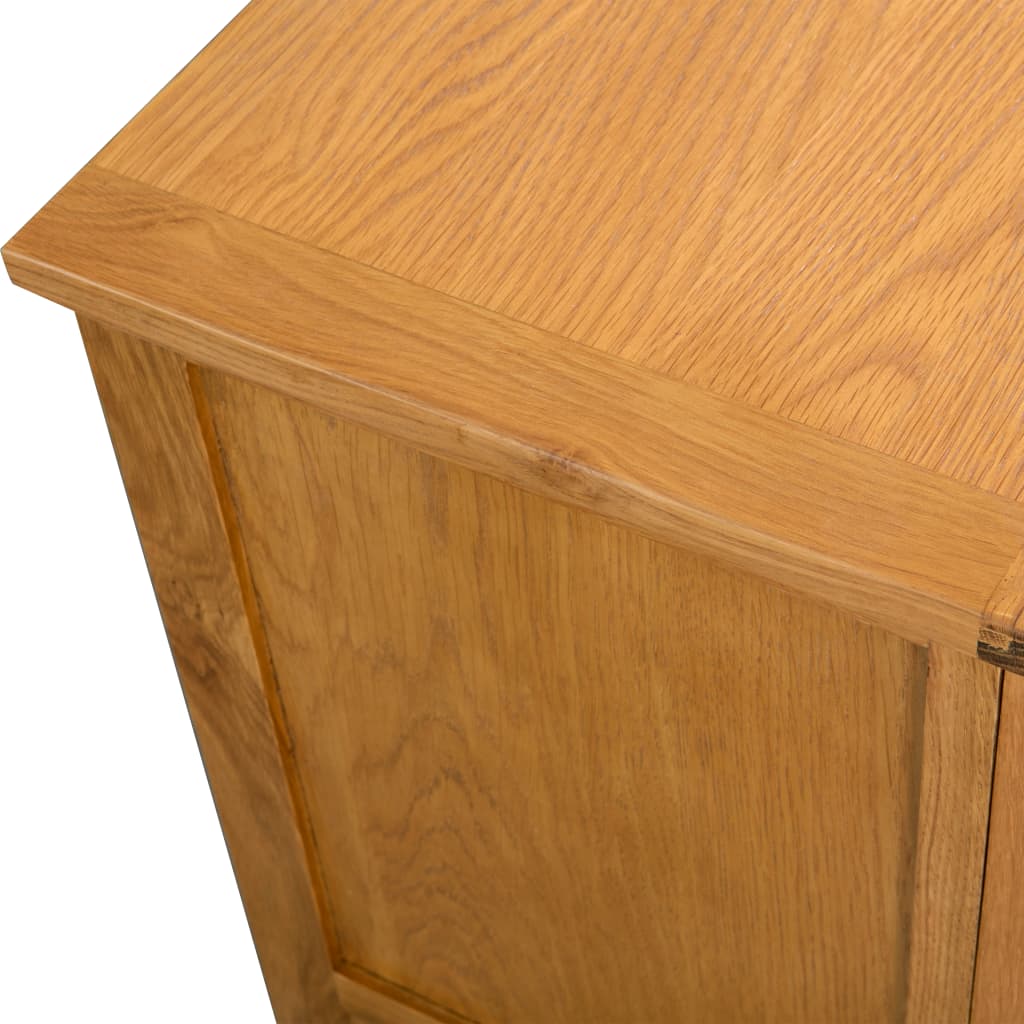 tv-skab 90x35x48 cm massivt egetræ