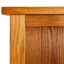 bogreol 80x22,5x180 cm 6 hylder massivt egetræ
