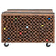 sidebord teaktræ 60 x 60 x 38 cm