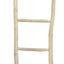 håndklædestige med 5 trin teak 45 x 150 cm naturfarvet