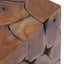 taburetter 2 stk. brun 40x40x45 cm massivt teaktræ