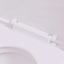væghængt toilet med skjult cisterne keramik hvid