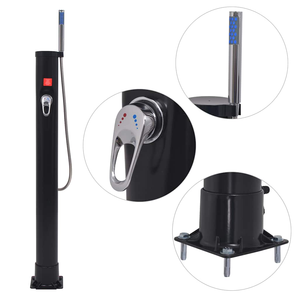 solopvarmet bruser 8 l PVC stål billede
