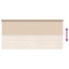 udendørs rullegardin 245 (B) x 140 (H) cm beige