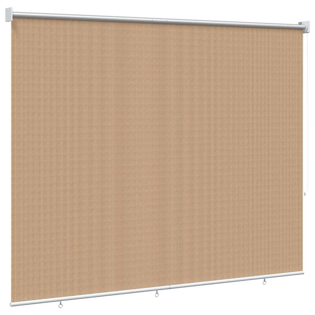 udendørs rullegardin 125 (B) x 230 (H) cm beige