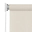 udendørs rullegardin 105 (B) x 140 (H) cm cremefarvet