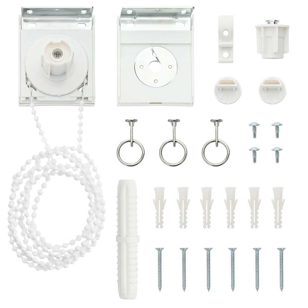 udendørs rullegardin 125 (B) x 140 (H) cm cremefarvet