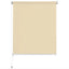 udendørs rullegardin 185 (B) x 140 (H) cm cremefarvet
