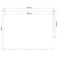 udendørs rullegardin 205 (B) x 140 (H) cm cremefarvet
