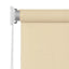 udendørs rullegardin 225 (B) x 140 (H) cm cremefarvet