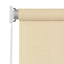 udendørs rullegardin 245 (B) x 140 (H) cm cremefarvet