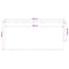 udendørs rullegardin 405 (B) x 230 (H) cm cremefarvet