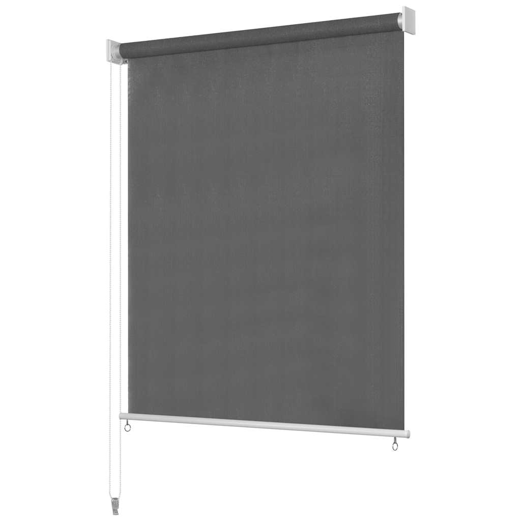 udendørs rullegardin 185 (B) x 230 (H) cm antracitgrå