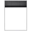 plisseret insektnet til vinduer aluminium 60 x 80 cm