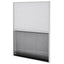 plisseret insektnet til vinduer aluminium 60 x 80 cm med afskygning