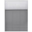 plisseret insektnet til vinduer aluminium 60 x 80 cm med afskygning