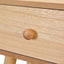sengebord 2 stk. massivt fyrretræ 40 x 30 x 61 cm brun