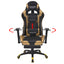 Gaming Stol Guld 70 x 71 x 136 cm Kunstlæder