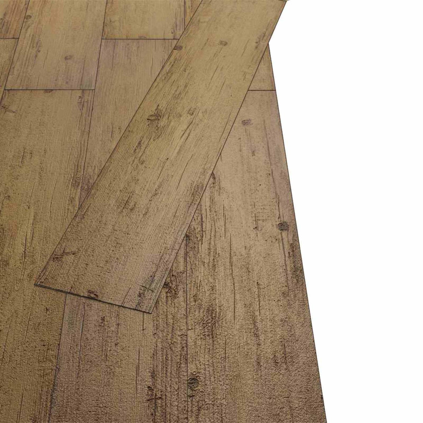 Gulvplanker 18 pcs Valnøddebrun 5,26 m² PVC