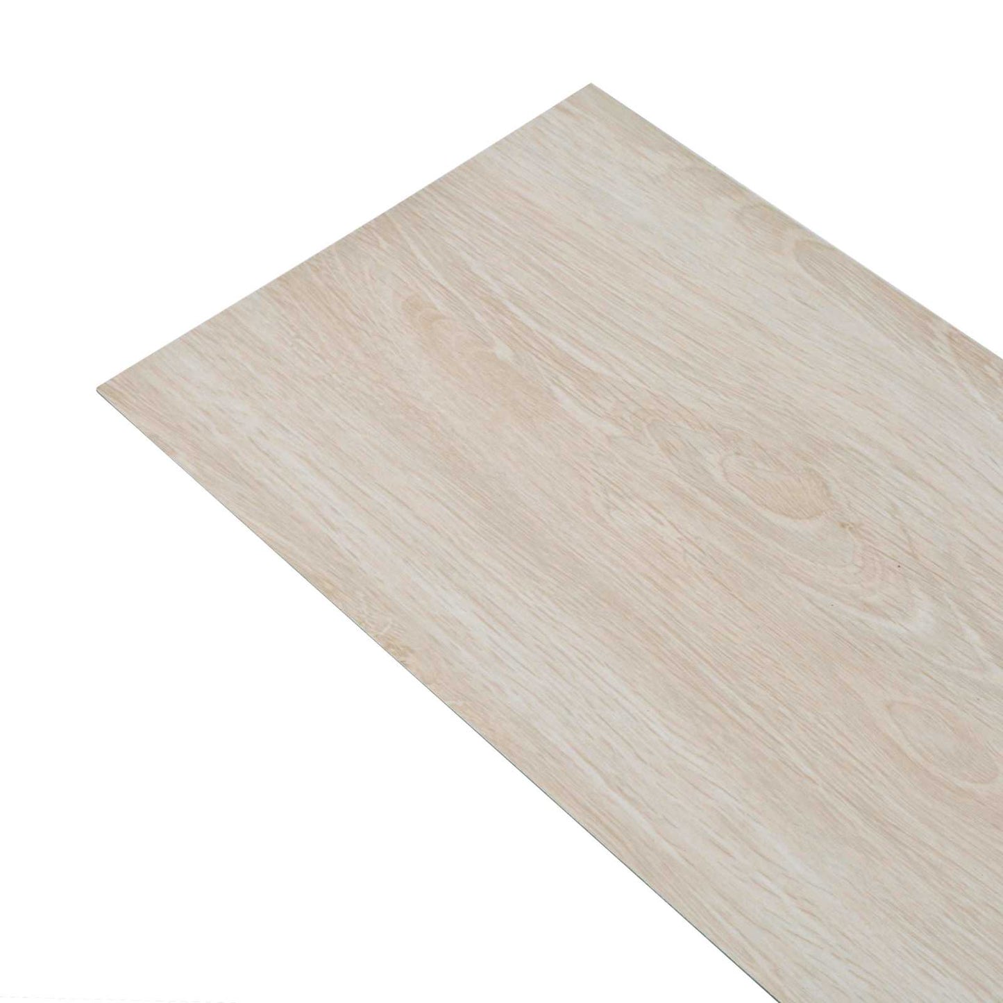 Gulvplanker 18 pcs Hvid 5,26 m² PVC