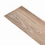Gulvplanker Brun 5,26 m² 18 stk. PVC