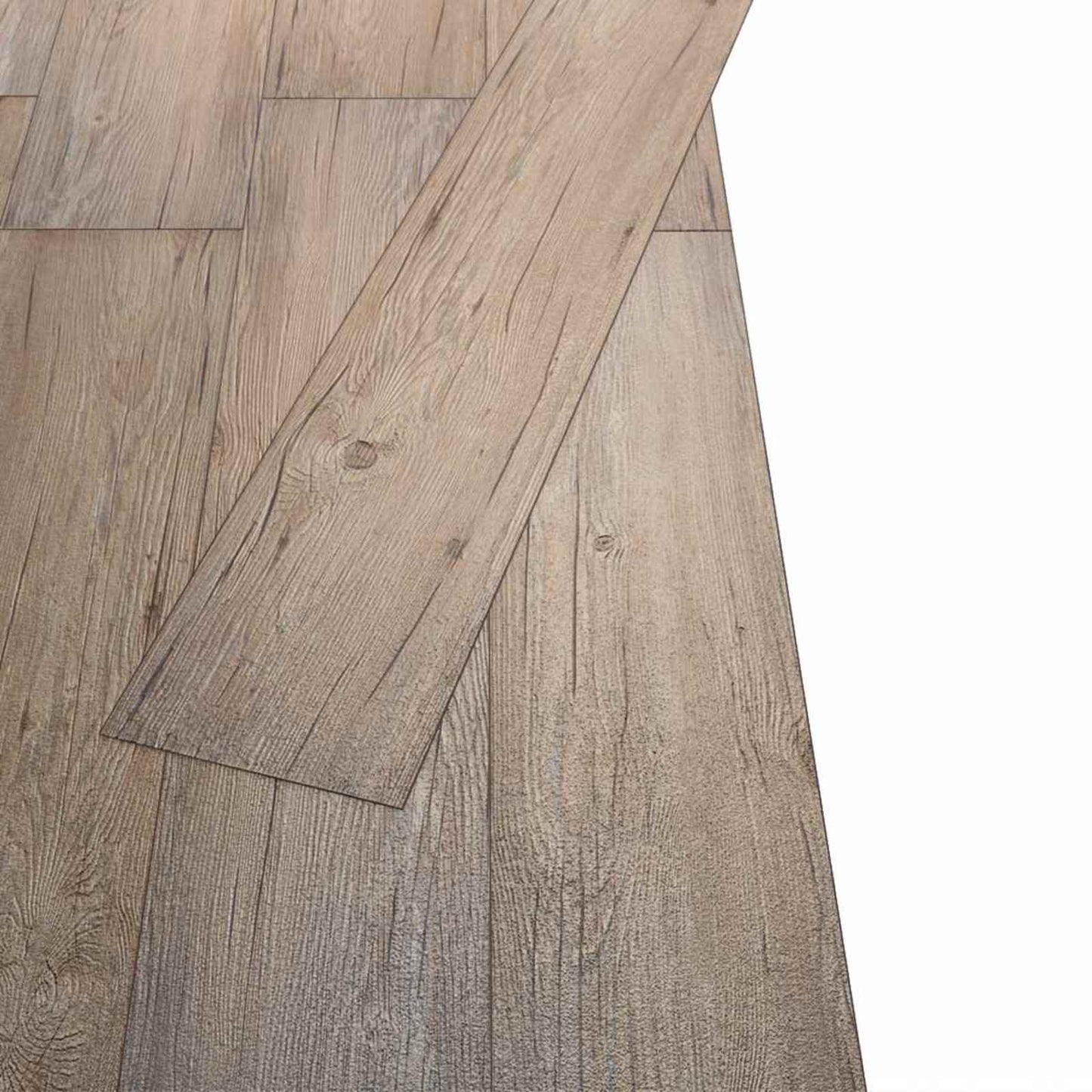 Gulvplanker 18 pcs Brun 5,26 m² PVC