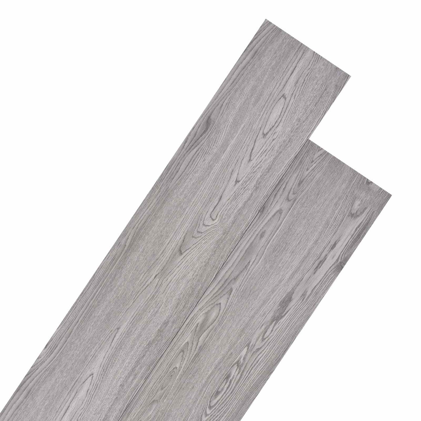 Gulvplanker 18 pcs Mørkegrå 5,26 m² PVC