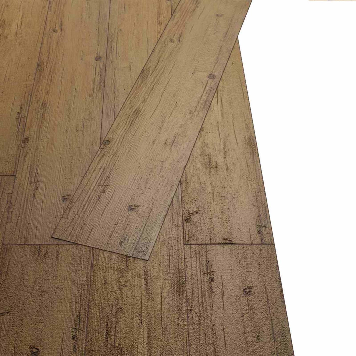 Gulvplanker 36 pcs Valnøddebrun 5,02 m² PVC