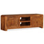 tv-skab 120x30x40 cm massivt træ honningfarvet finish