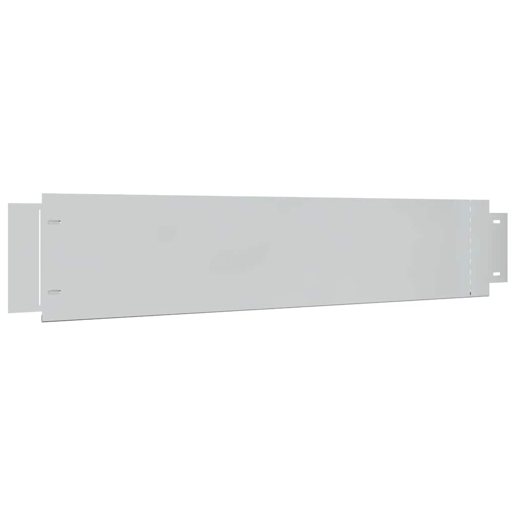 havekanter 5 stk. galvaniseret stål 100 x 19 cm