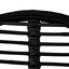 spisebordsstole 4 stk. naturligt rattan sort