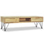 TV-skab 120 x 35 x 35 cm massivt teaktræ
