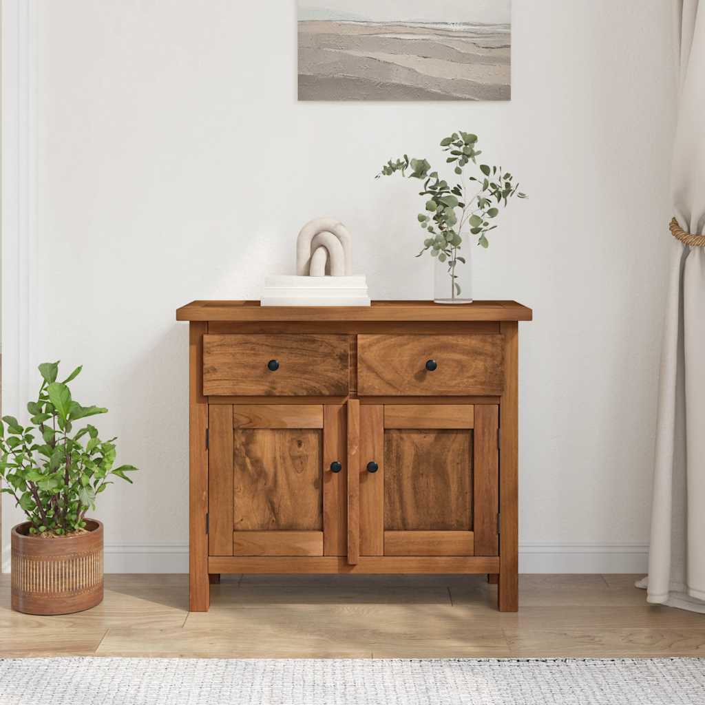 skænk 75x30x65 cm massivt mahognitræ