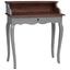 skrivebord 80x40x92 cm massivt mahognitræ