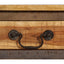 konsolbord i massivt træ vintage 118 x 30 x 80 cm