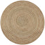 tæppe flettet jute 90 cm rund