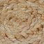 tæppe flettet design jute 120 cm rund