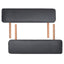foldbart massagebord med skammel 2 zoner 10 cm tyk hynde sort