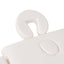 foldbart massagebord med skammel 3 zoner 10 cm tyk hvid