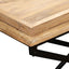 konsolbord solidt mangotræ 130 x 40 x 80 cm