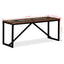 bænk 110x35x45 cm massivt genbrugstræ