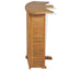 foldbart barbord 155x53x105 cm massivt teaktræ