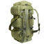 duffelbag i 3-i-1 army-stil 45 l olivengrøn