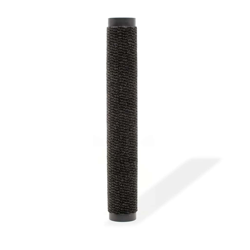 måtte med støvkontrol rektangulær tuftet 40 x 60 cm sort