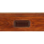 skrivebord 110x50x76 cm massivt akacietræ honningfarvet finish